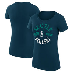 Seattle Mariners G-III 4Her by Carl Banks Women's Super-Slim Fit Lightweight City Graphic T-Shirt Online