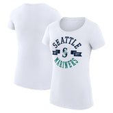Seattle Mariners G-III 4Her by Carl Banks Women's Super-Slim Fit Lightweight City Graphic T-Shirt Near Me