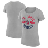 St. Louis Cardinals G-III 4Her by Carl Banks Women's Super-Slim Fit Lightweight City Graphic T-Shirt Sale