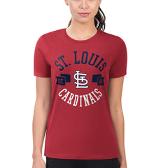 St. Louis Cardinals G-III 4Her by Carl Banks Women's Super-Slim Fit Lightweight City Graphic T-Shirt for sale