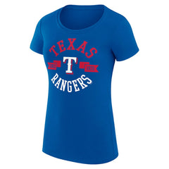Texas Rangers G-III 4Her by Carl Banks Women's Super-Slim Fit Lightweight City Graphic T-Shirt discount