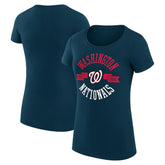 Washington Nationals G-III 4Her by Carl Banks Women's Super-Slim Fit Lightweight City Graphic T-Shirt for sale