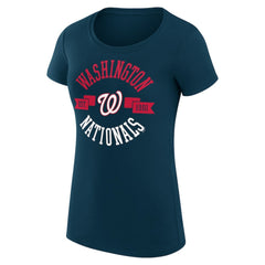 Washington Nationals G-III 4Her by Carl Banks Women's Super-Slim Fit Lightweight City Graphic T-Shirt for sale