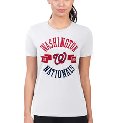 Washington Nationals G-III 4Her by Carl Banks Women's Super-Slim Fit Lightweight City Graphic T-Shirt Sale