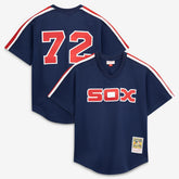 Carlton Fisk Chicago White Sox Mitchell & Ness Authentic Batting Practice Jersey for sale