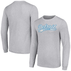 Detroit Lions Starter Tailsweep Long Sleeve T-Shirt Heather Gray - NFL