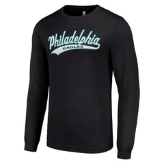 Philadelphia Eagles Starter Tailsweep Long Sleeve T-Shirt Black - NFL