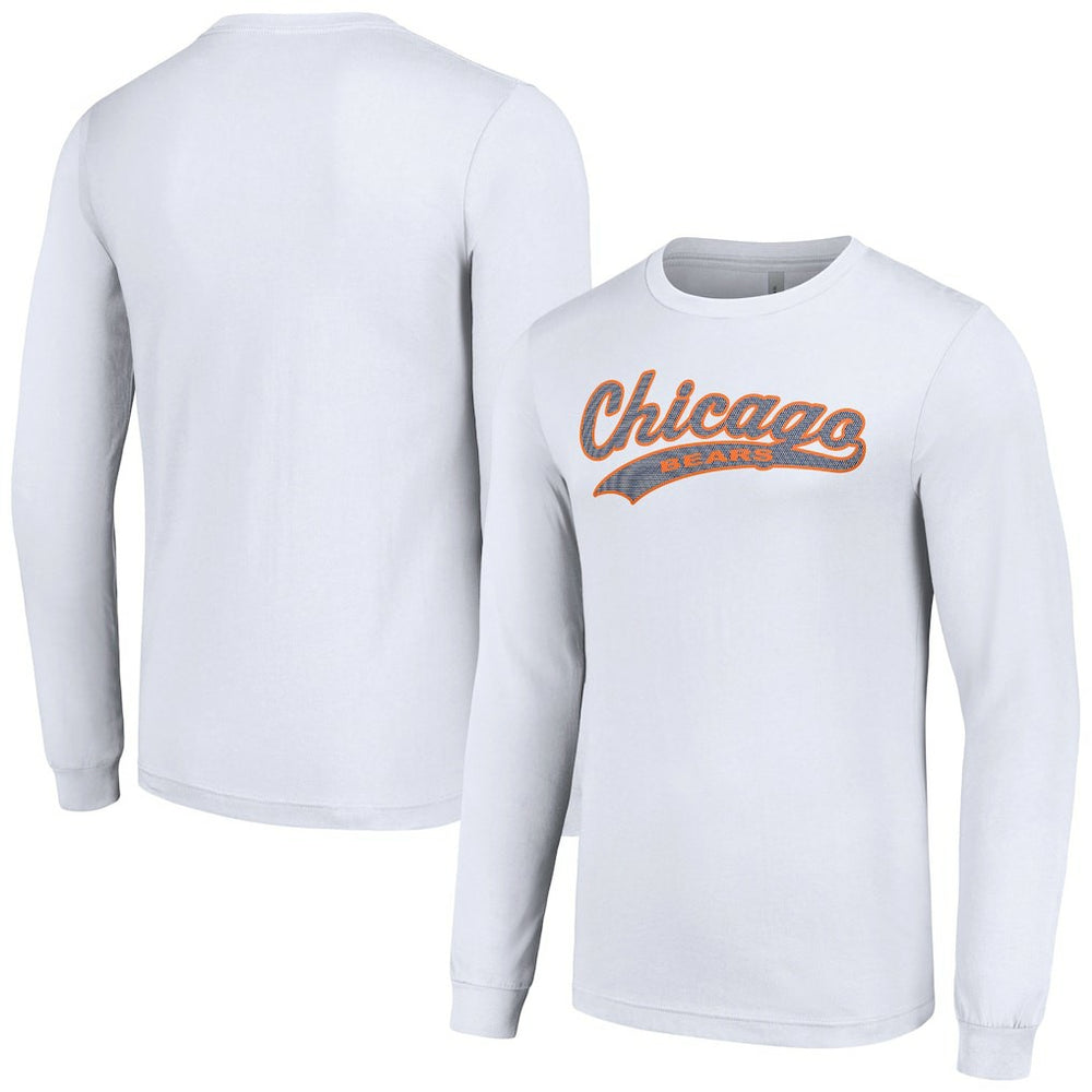Chicago Bears Starter Tailsweep Long Sleeve T-Shirt White - NFL