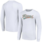 Miami Dolphins Starter Tailsweep Long Sleeve T-Shirt White - NFL