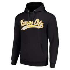 Kansas City Chiefs Starter Unisex Tailsweep Pullover Hoodie Black - NFL