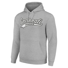 Cincinnati Bengals Starter Unisex Tailsweep Pullover Hoodie Heather Gray - NFL