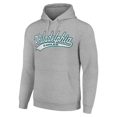 Philadelphia Eagles Starter Unisex Tailsweep Pullover Hoodie Heather Gray - NFL
