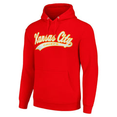Kansas City Chiefs Starter Unisex Tailsweep Pullover Hoodie Red - NFL