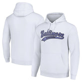 Baltimore Ravens Starter Unisex Tailsweep Pullover Hoodie White - NFL