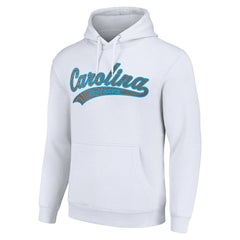 Carolina Panthers Starter Unisex Tailsweep Pullover Hoodie White - NFL