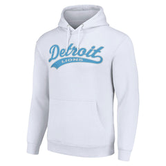 Detroit Lions Starter Unisex Tailsweep Pullover Hoodie White - NFL