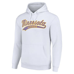 Minnesota Vikings Starter Unisex Tailsweep Pullover Hoodie White - NFL