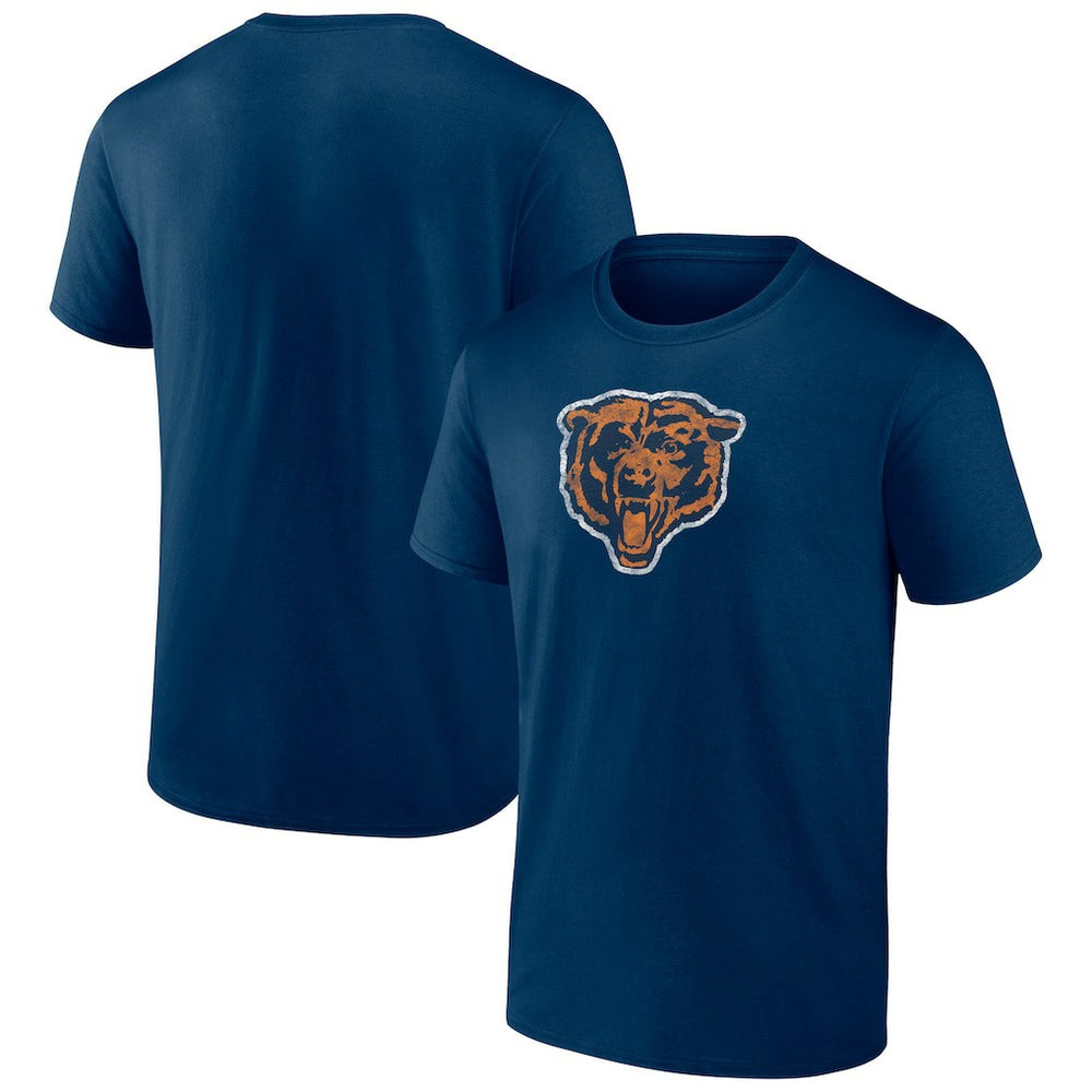 Chicago Bears Throwback T-Shirt Navy - NFL