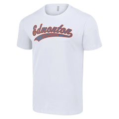 Edmonton Oilers - Starter Tailsweep T-Shirt White