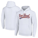 New York Islanders - Starter Tailsweep Fleece Tri-Blend Pullover Hoodie White