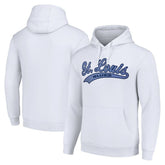 St. Louis Blues - Starter Tailsweep Fleece Tri-Blend Pullover Hoodie White