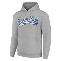 Tampa Bay Lightning - Starter Tailsweep Fleece Tri-Blend Pullover Hoodie Heather Gray
