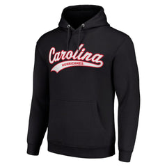 Carolina Hurricanes - Starter Tailsweep Fleece Tri-Blend Pullover Hoodie Black