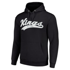 Los Angeles Kings - Starter Tailsweep Fleece Tri-Blend Pullover Hoodie Black