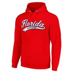 Florida Panthers - Starter Tailsweep Fleece Tri-Blend Pullover Hoodie Red