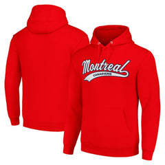 Montreal Canadiens - Starter Tailsweep Fleece Tri-Blend Pullover Hoodie Red