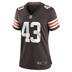 Mohamoud Diabate Cleveland Browns Women's Team Game Jersey Brown - Nike