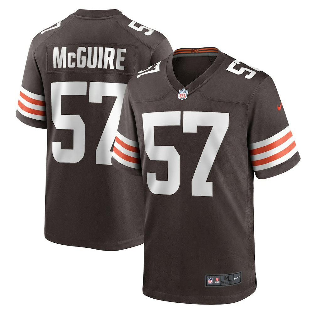 Isaiah McGuire Cleveland Browns Team Game Jersey Brown - Nike