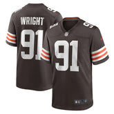 Alex Wright Cleveland Browns Team Game Jersey Brown - Nike
