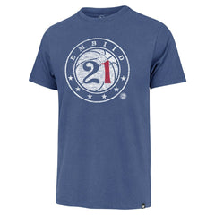 47 brand - Joel Embiid Philadelphia 76ers '47 Player Logo Vintage T-Shirt - Royal