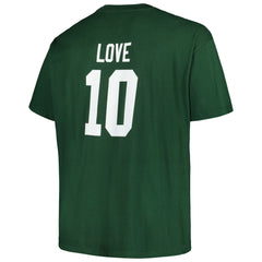 Jordan Love Green Bay Packers Big & Tall Player Name & Number T-Shirt Green - Fanatics