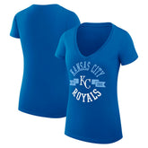 Kansas City Royals G-III 4Her by Carl Banks Women's Super-Slim Fit Lightweight City Graphic V-Neck T-Shirt Near Me