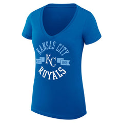 Kansas City Royals G-III 4Her by Carl Banks Women's Super-Slim Fit Lightweight City Graphic V-Neck T-Shirt Near Me