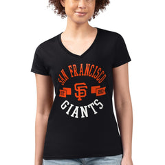 San Francisco Giants G-III 4Her by Carl Banks Women's Super-Slim Fit Lightweight City Graphic V-Neck T-Shirt Near Me
