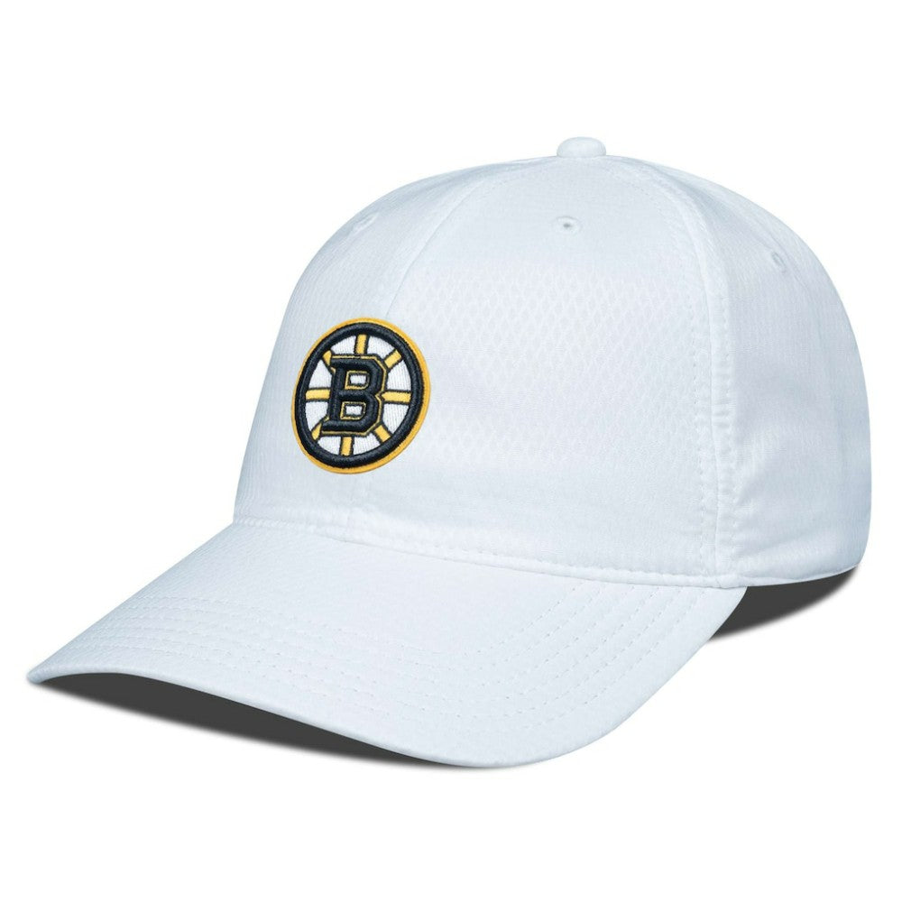 Boston Bruins Levelwear Matrix Adjustable Hat White