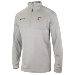 Columbia - Cleveland Cavaliers Omni-Wick Rockin' It Quarter-Zip Pullover Top - Heather Gray
