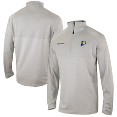 Columbia - Indiana Pacers Omni-Wick Rockin' It Quarter-Zip Pullover Top - Heather Gray