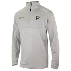 Columbia - Indiana Pacers Omni-Wick Rockin' It Quarter-Zip Pullover Top - Heather Gray
