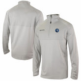 Columbia - Minnesota Timberwolves Omni-Wick Rockin' It Quarter-Zip Pullover Top - Heather Gray