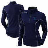 Columbia - Minnesota Timberwolves Women's Omni-Wick Shotgun Quarter-Zip Pullover Top - Navy