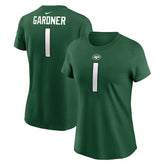 Sauce Gardner New York Jets Women's Player Name & Number T-Shirt Green - Nike