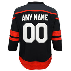 Carolina Hurricanes - Youth Home Replica Custom Jersey Black