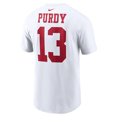 Brock Purdy San Francisco 49ers Player Name & Number T-Shirt White - Nike