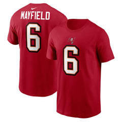 Baker Mayfield Tampa Bay Buccaneers Player Name & Number T-Shirt Red - Nike