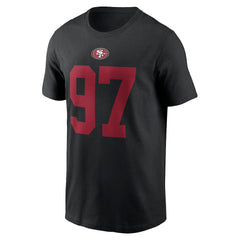 Nick Bosa San Francisco 49ers Player Name & Number T-Shirt Black - Nike