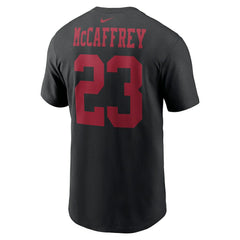 Christian McCaffrey San Francisco 49ers Player Name & Number T-Shirt Black - Nike